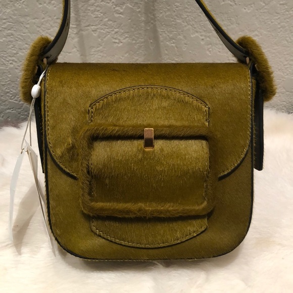 Tory Burch Handbags - Tory Burch Sawyer Calf Hair Grassland Shoulder Bag